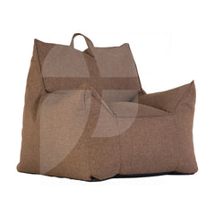 Union Fabric Bean Chair - Brown (Kaki) IM