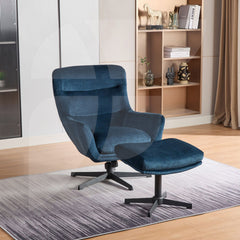 Isla Swivel Recliner with Footstool