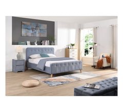 sky blue bed linen