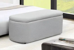 Donegal Grey Ottoman - GI