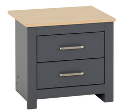 Portland 2 Drawer Bedside