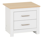 Portland 2 Drawer Bedside