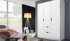 Arnstein 3 Door 2 drawer 1 Central Mirror Wardrobe JB