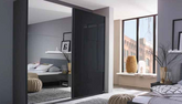Cadiz 2 Door 1 Mirror Sliding Wardrobe JB