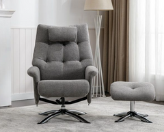 Orson Recliner Chair & Ottoman IM