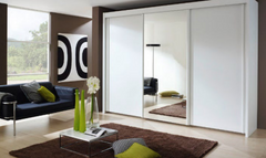 Imperial 3 door Sliding Wardrobe with Central Mirror 2.5m JB