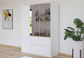 Joel 2 Door 2 Mirror 2 Drawer Wardrobe Alpine White JB