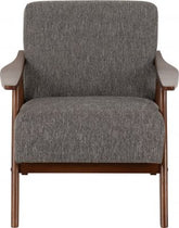 Kendra Accent Chair Grey Fabric - WS