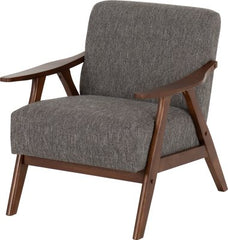 Kendra Accent Chair Grey Fabric - WS