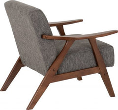 Kendra Accent Chair Grey Fabric - WS
