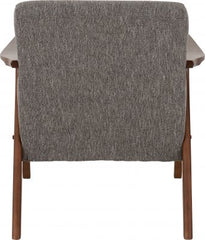 Kendra Accent Chair Grey Fabric - WS