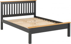 Monaco Bedframe Grey/Oak WS