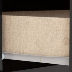 Nevada 2 Drawer Bedside Black Gloss - WH