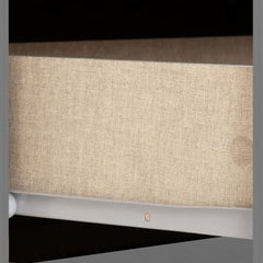 Nevada 3 Drawer Bedside 3D Effect Grey - WH