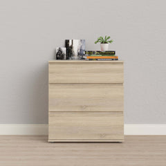 Nova 3 Drawer Chest - Oak DE