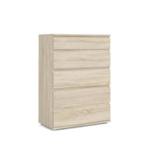 Nova 5 Drawer Wide Chest - Oak DE