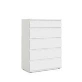 Nova 5 Drawer Wide Chest - White DE