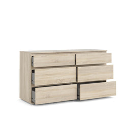 Nova 6 Drawer Chest - Oak DE