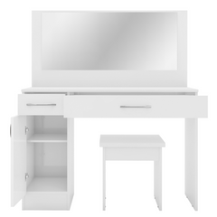 Nevada Vanity Table Set (White Gloss) WH