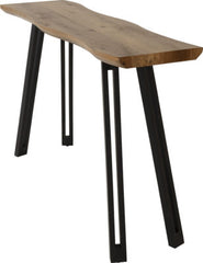 Quebec Wave Edge Console Table - WH