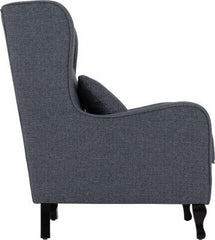 Sherborne Fireside Chair Slate Blue Fabric - WH