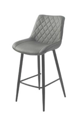 Silvia Bar Stool with Black Legs GA