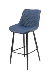 Silvia Bar Stool with Black Legs GA