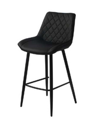 Silvia Bar Stool with Black Legs GA