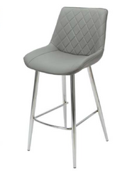 Silvia Bar Stool with Chrome Legs GA