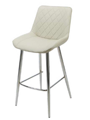 Silvia Bar Stool with Chrome Legs GA