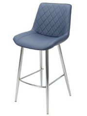 Silvia Bar Stool with Chrome Legs GA