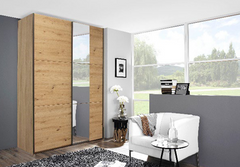 Sliderobe 2 Door 1 Mirror Wardrobe JB