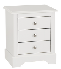 Stratford 3 Drawer Bedside
