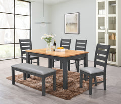 Chelsea Dining Set with Bench - HJ