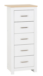 Portland 5 Drawer Narrow Chest