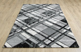 black grey rug