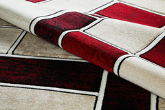 Lagos Rug - Cream Red