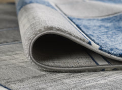 Lagos Rug - Grey Navy