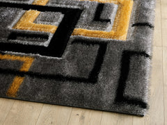 Mercury Rug - Grey Gold
