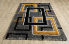 Mercury Rug - Grey Gold