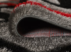 Mercury Rug - Grey Red