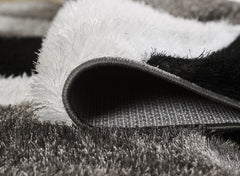 Pluton Rug - Black Grey