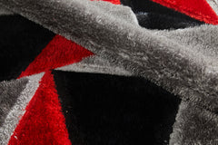 Pluton Rug - Grey Red