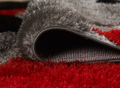 Pluton Rug - Grey Red
