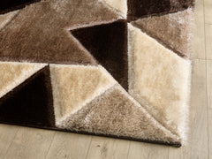 Pluton Rug - Beige Brown