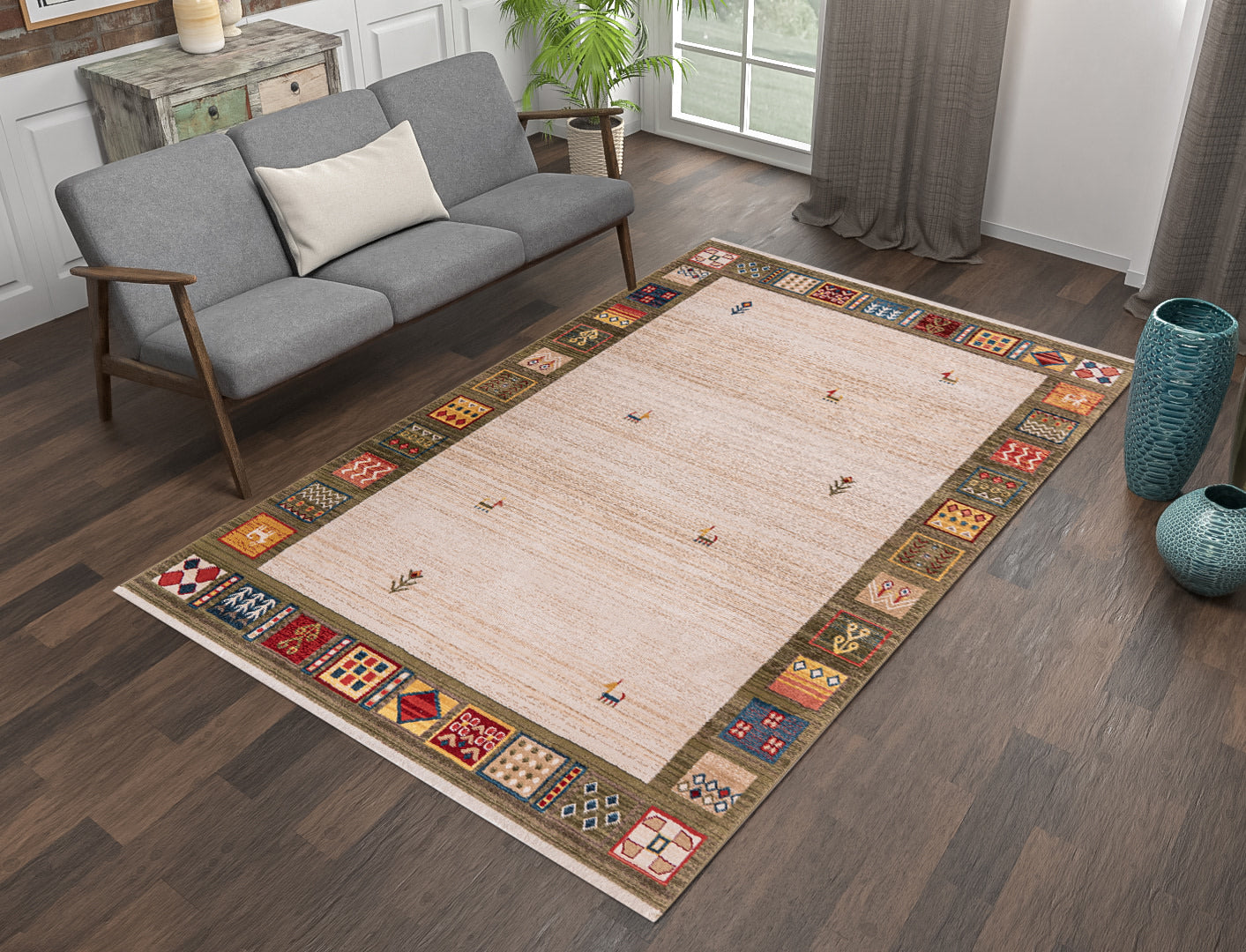 contemporary area rug