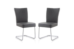 dark grey dining chair