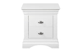 Bella Two Drawer Bedside Locker GA