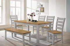 Chelsea Dining Set with Bench - HJ