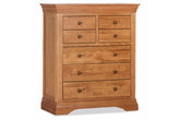 Delta Oak 3+4 Drawer Tall Chest GA